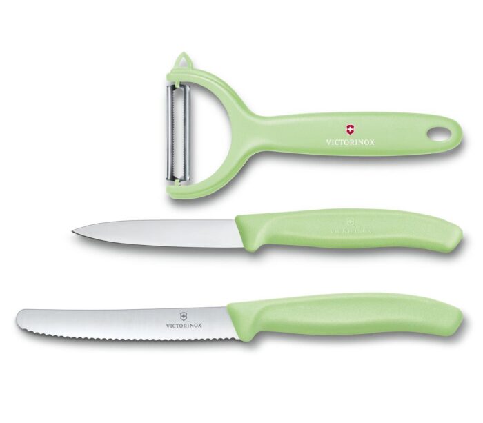 Set de cuchillos y pelador universal