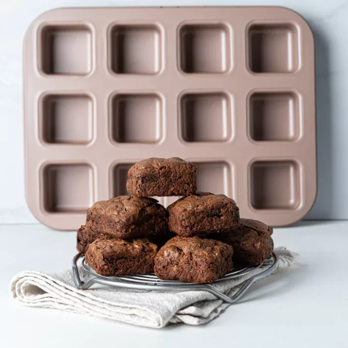 Molde para brownie Rose Gold