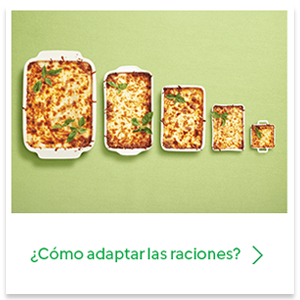 Como adaptar las raciones