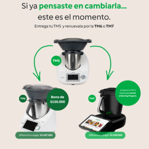 Plan Renove Thermomix®: Entrega tu TM5 y renuévala por la TM6 o TM7